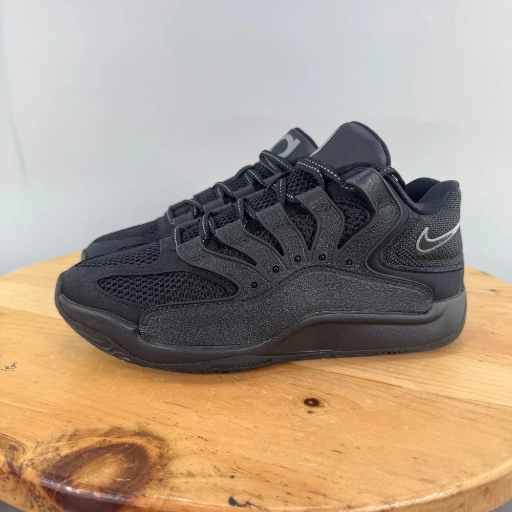 Mens 5.5 / Womens 7 - Nike KD18 Basketball Shoes 'Triple Black' Kevin Durant NEW